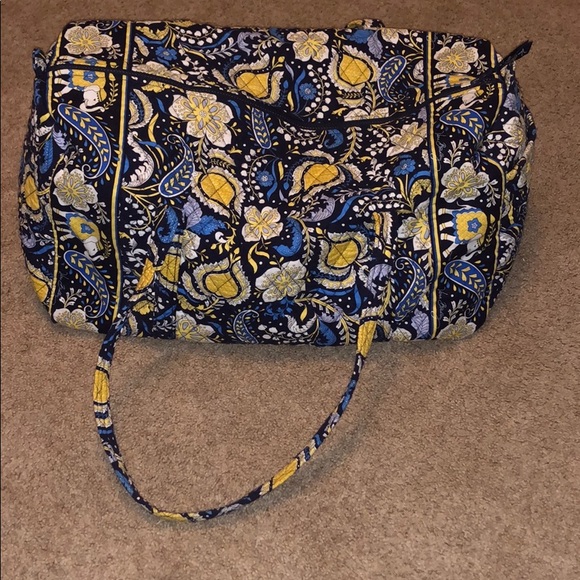 Vera Bradley Handbags - Vera Bradley Ellie Blue Elephant Duffle Bag